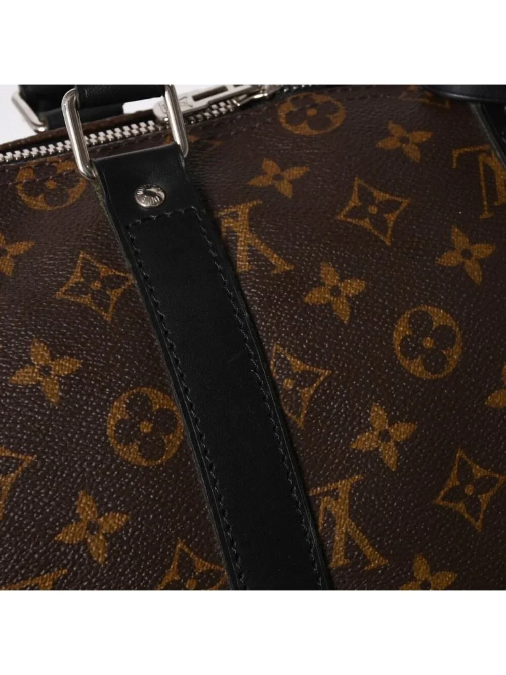 Louis Vuitton Boston Bag Keepall Bandouliere 45 Monogram Brown Gold